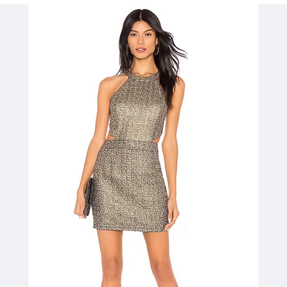 BY THE WAY Dress with cut out sides
